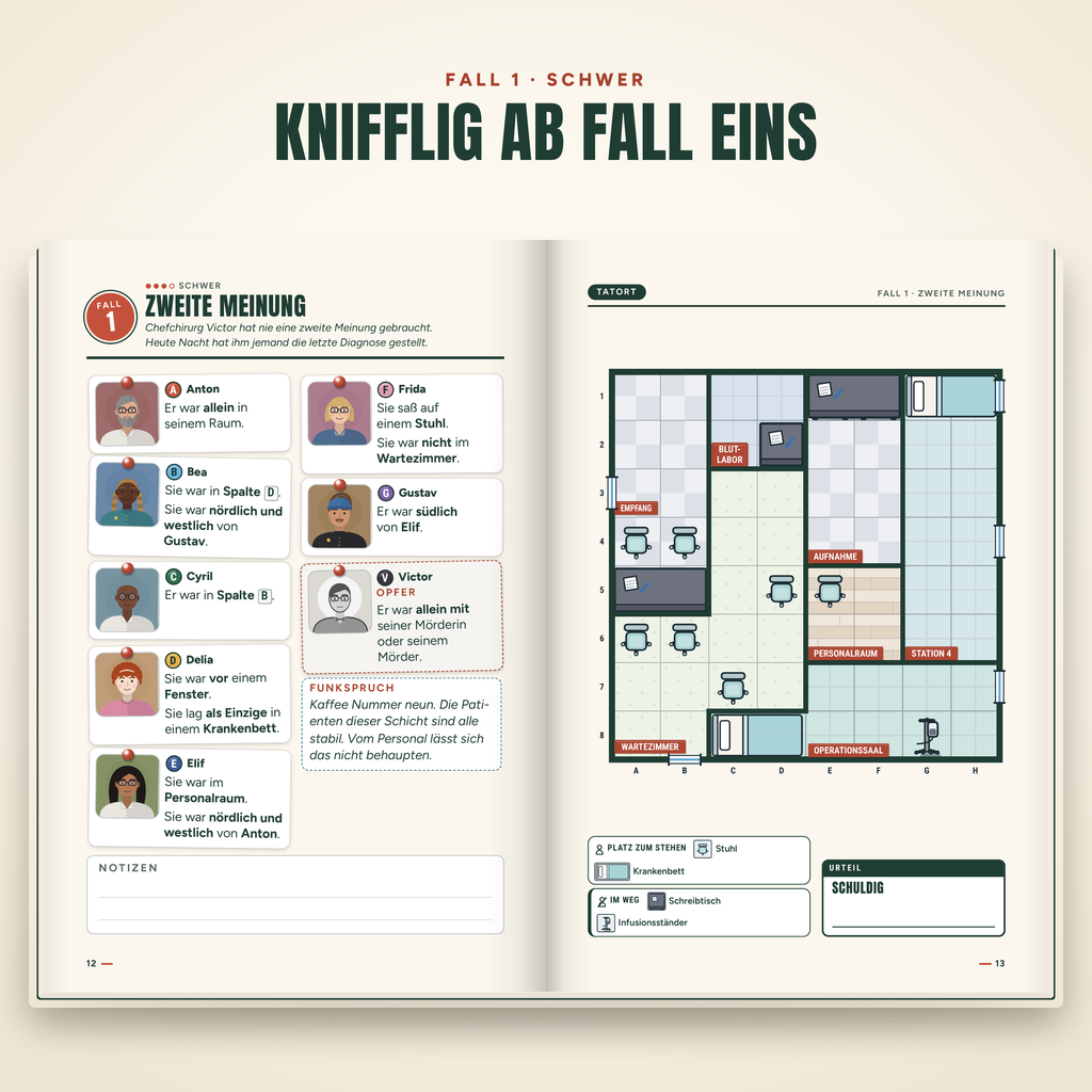 Schwierige Fälle – deutsche Ausgabe: ein Fall im Buch