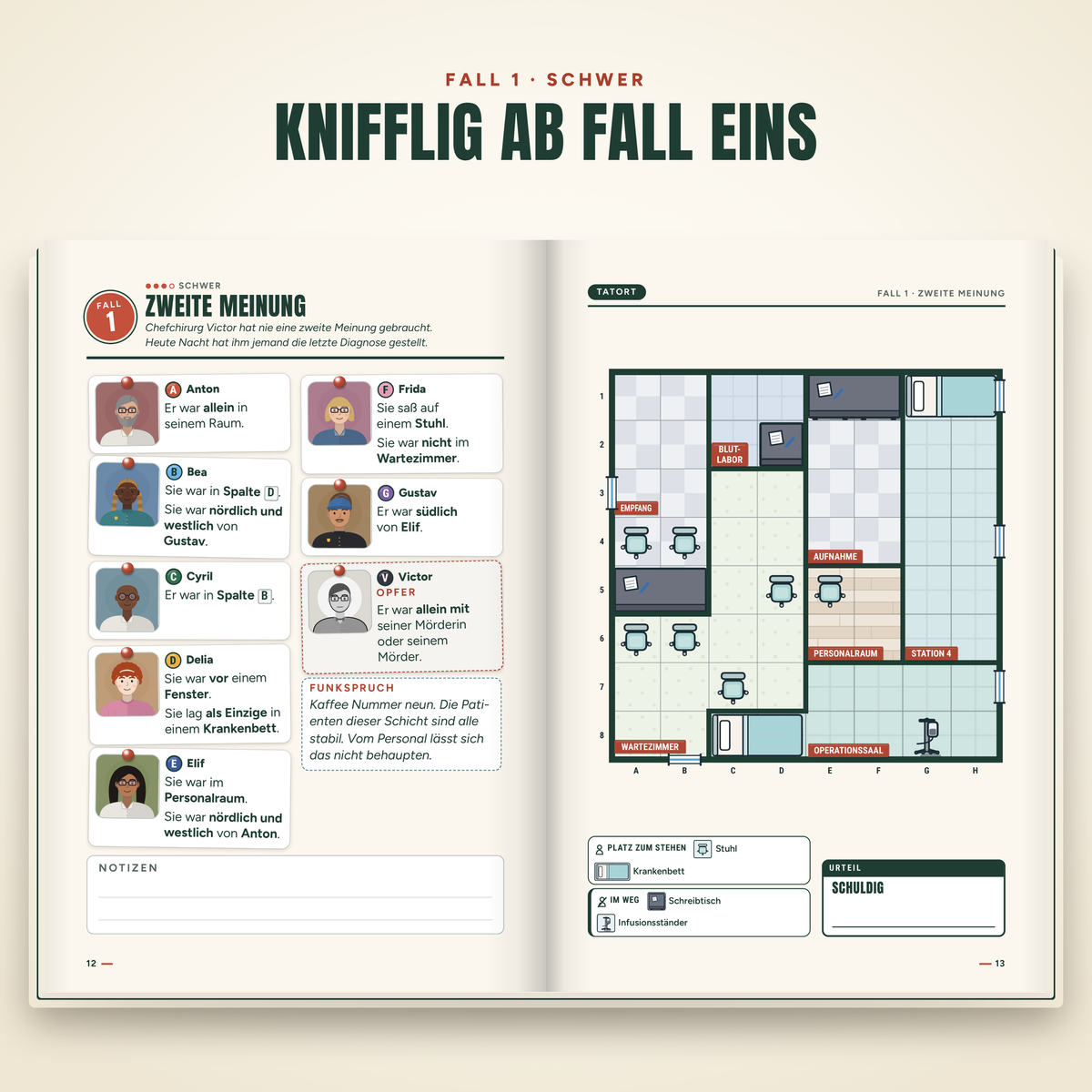 Schwierige Fälle – deutsche Ausgabe: ein Fall im Buch