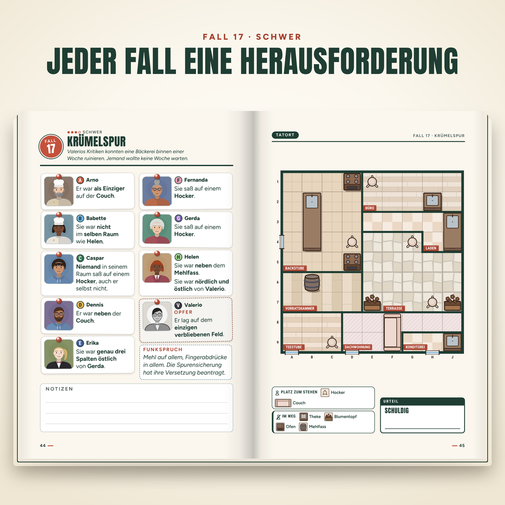 Schwierige Fälle – deutsche Ausgabe: ein weiterer Fall im Buch