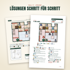 Das Cludoku-Fallbuch – deutsche Ausgabe: Lösung Schritt für Schritt